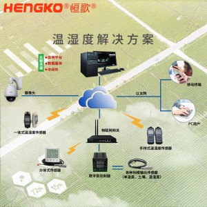 恒歌農(nóng)業(yè)溫濕度物聯(lián)網(wǎng)解決方案溫室大棚溫濕度記錄儀，智能自動在線監(jiān)控農(nóng)業(yè)追溯監(jiān)測系統(tǒng)