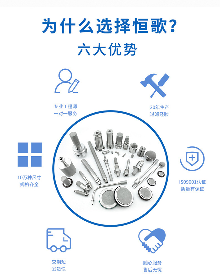 燒結不銹鋼濾管筒的六大優(yōu)勢