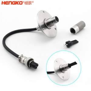 RS485遠(yuǎn)程高精度法蘭盤溫濕度傳感器高靈敏，數(shù)字信號(hào)濕度傳感器防水探頭