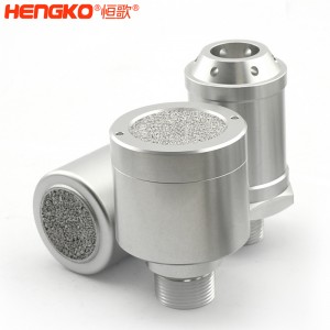 恒歌定制孔徑0.2-120μm不銹鋼氣體傳感器防爆外殼，耐腐蝕防水金屬過濾器