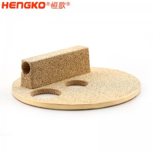恒歌金屬微米多孔粉末燒結(jié)黃銅、青銅、銅濾芯濾筒 按需設(shè)計(jì)各規(guī)格銅濾芯過(guò)濾器