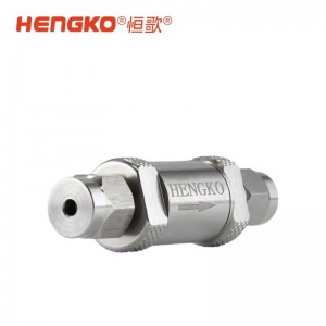 恒歌卡套直通過濾器不銹鋼氣體過濾器精密高效工藝氣體過濾器