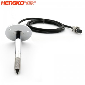 恒歌直銷(xiāo)平頭/尖頭不銹鋼溫濕度傳感器探頭帶電線,用于土壤農(nóng)業(yè)