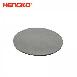 燒結(jié)不銹鋼過濾片防塵防爆透氣，廠家直銷微納米級多孔金屬濾芯