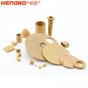 廠家直銷價格 燒結(jié)粉末銅過濾器銅壓縮空氣油分離器芯通風(fēng)口
