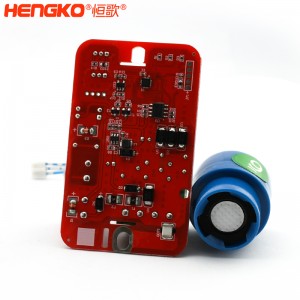 廠家定制批發(fā)氣體檢測(cè)儀PCB板,rs485輸出信號(hào)響應(yīng)快防水膠有毒氣體檢測(cè)儀變送板