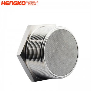 恒歌不銹鋼絲網(wǎng)濾芯燒結(jié)網(wǎng)消聲器消音器耐熱排氣均勻，應(yīng)用于排風(fēng)管消音