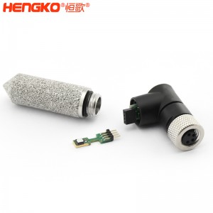 I2C防風雨M10*1.0內(nèi)螺紋不銹鋼燒結(jié)多孔溫濕度傳感器外殼過濾器蓋