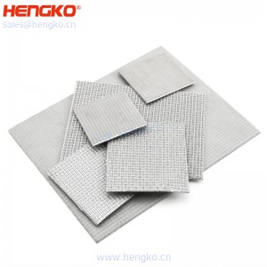 制造商生產(chǎn)不銹鋼316L燒結(jié)絲網(wǎng)濾板濾芯微納米級耐腐蝕石油過濾用