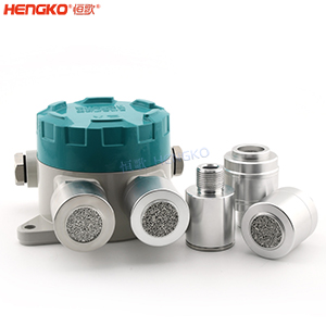 甲烷氣體探測器探頭保護(hù)罩防火防爆多孔316L不銹鋼氣體傳感器保護(hù)外殼