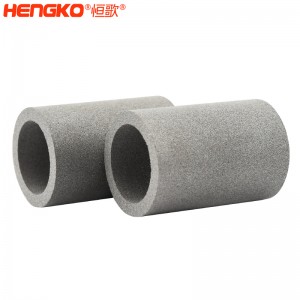 微米級燒結金屬粉末濾管筒_工業(yè)除塵器空氣濾芯